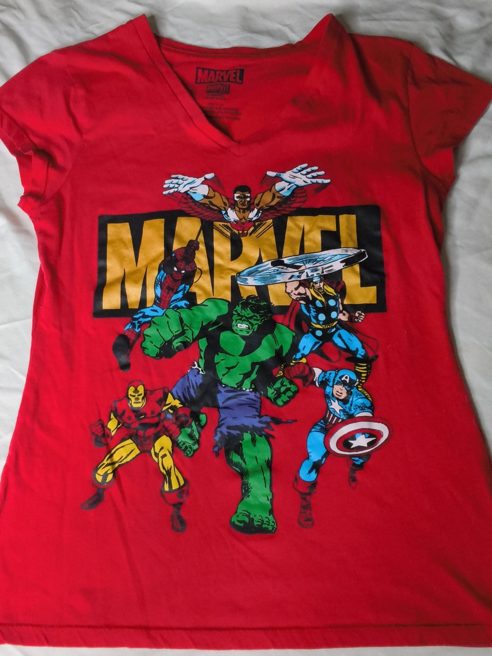 Marvel Kids' Red Avengers Graphic Tee